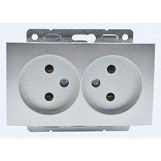 Розетка двойная, без рамки mono electric despina - larissa 500-002105-121